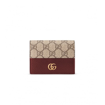 GUCCI GG MARMONT BI-COLOUR CARD CASE WALLET ‎658610 (11*8.5*3cm)